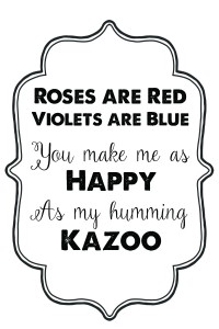 Kazoo valentine