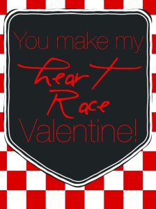 heart race valentine